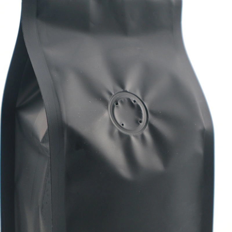 stand up pouch coffee bag with tin tie