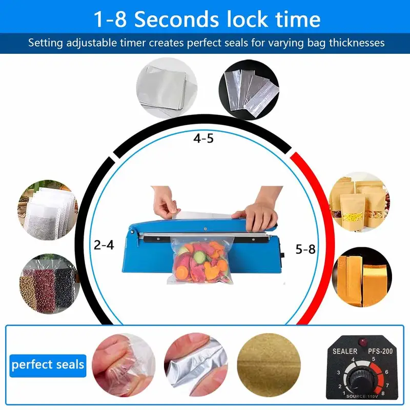 hot selling heating impluse packing machine vacuum sealer machine