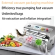  Stainless Steel Vacuum Packaging External Food Vacuum Sealing Machine