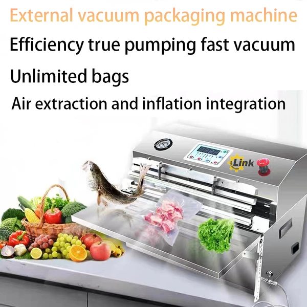  Stainless Steel Vacuum Packaging External Food Vacuum Sealing Machine