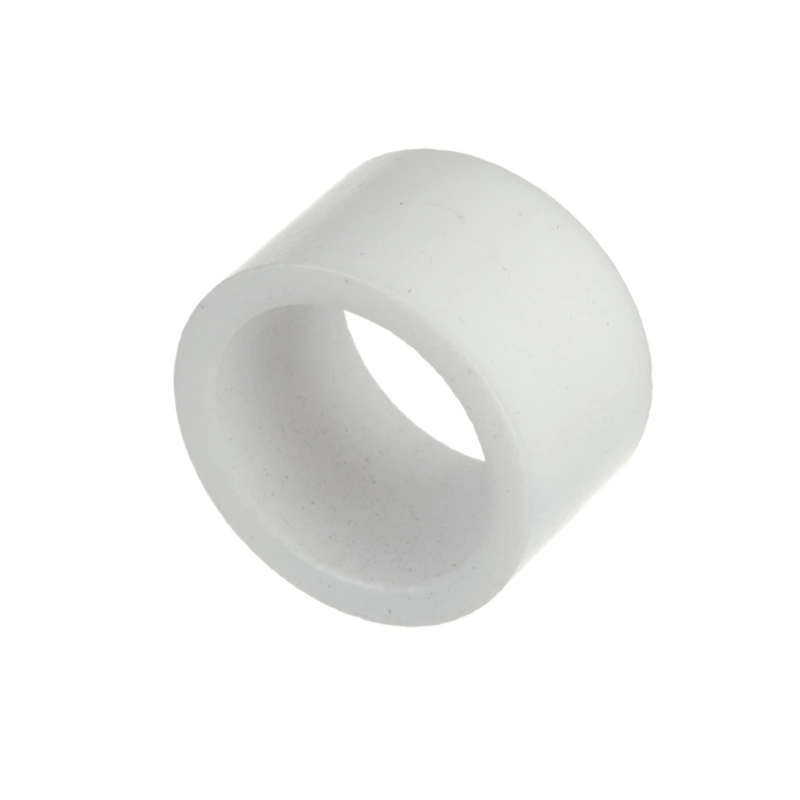 Thread and unthread plastic custom bushings with flange