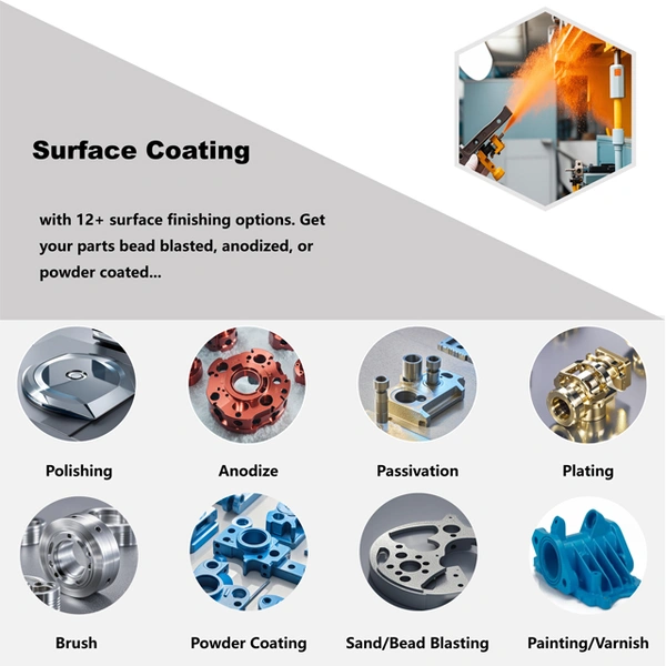 AL6061-T6 Machined Parts & Hard Anodize Coating Service