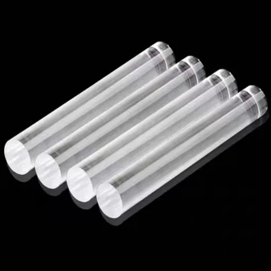 Colourful  and clear round acrylic rod with thread hole,  PMMA rod, acrylic threaded rod