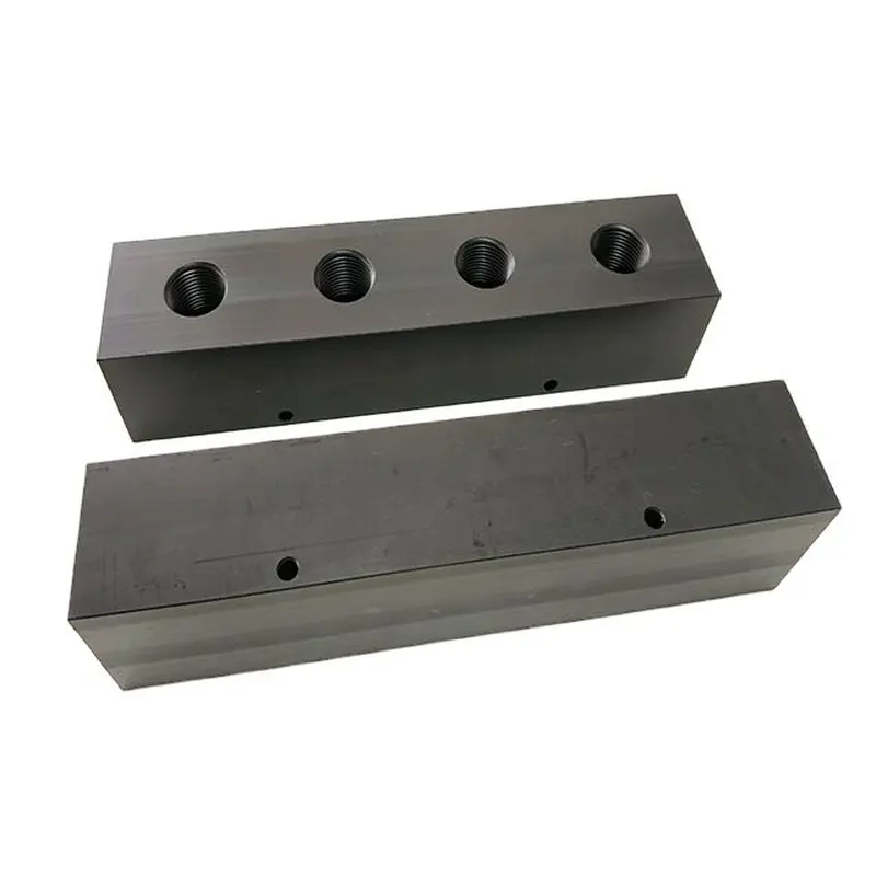 Multiple ports manifolds, free custom size valve manifold block,