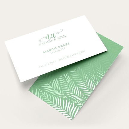 Tarjetas de visita con estampado metálico 7