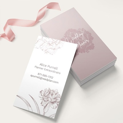 Tarjetas de visita con estampado metálico 9