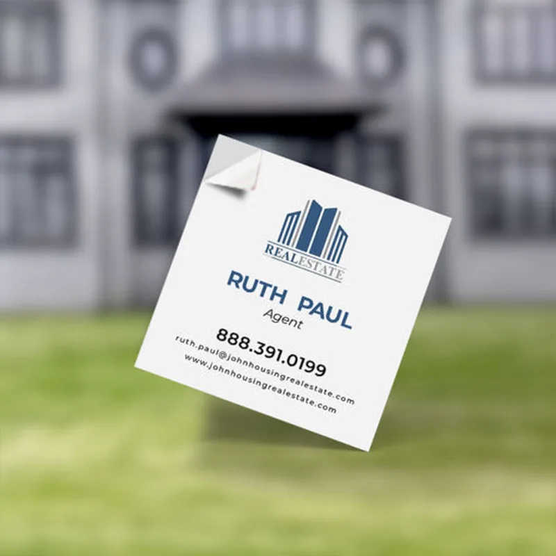 Business Card Stickers | Custom Sticker Printing |Rodiant