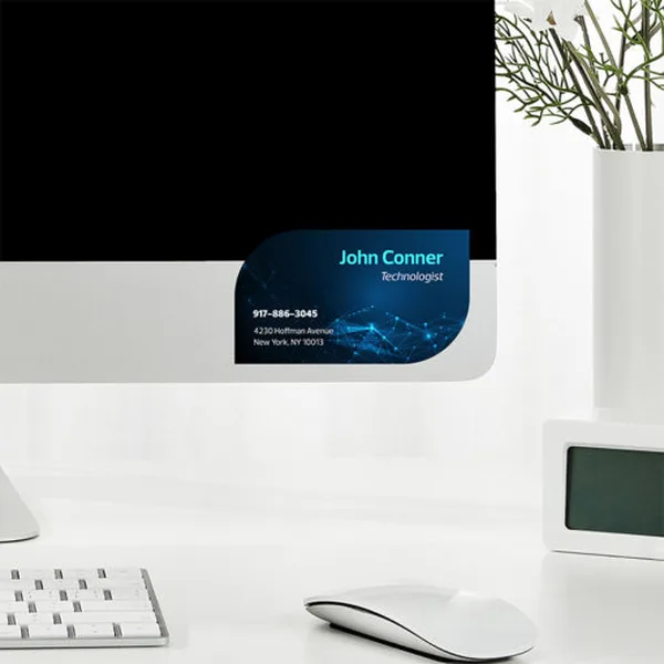 Business Card Stickers | Custom Sticker Printing |Rodiant