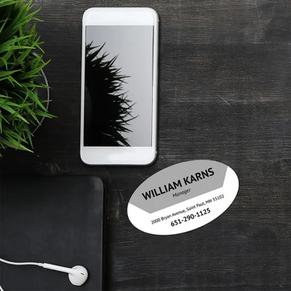 Business Card Stickers | Custom Sticker Printing |Rodiant