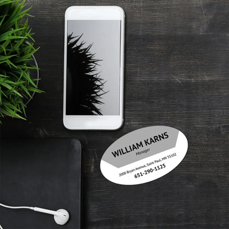 Business Card Stickers | Custom Sticker Printing |Rodiant