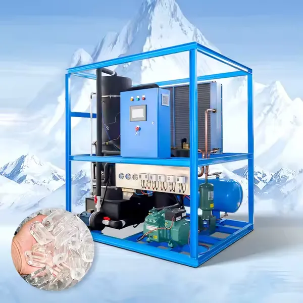 Automatic Tube Ice Making Machine 1T-30T Industrial Ice Maker for Cool Drinks Bitzer Engine & Compressor