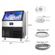Commercial Ice Maker/ 155 Lb (70 Kg) Ice Machine/ Ice Cube Making Machine for RestaurantsBarsHomes