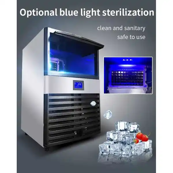 Commercial Ice Maker/ 155 Lb (70 Kg) Ice Machine/ Ice Cube Making Machine for RestaurantsBarsHomes