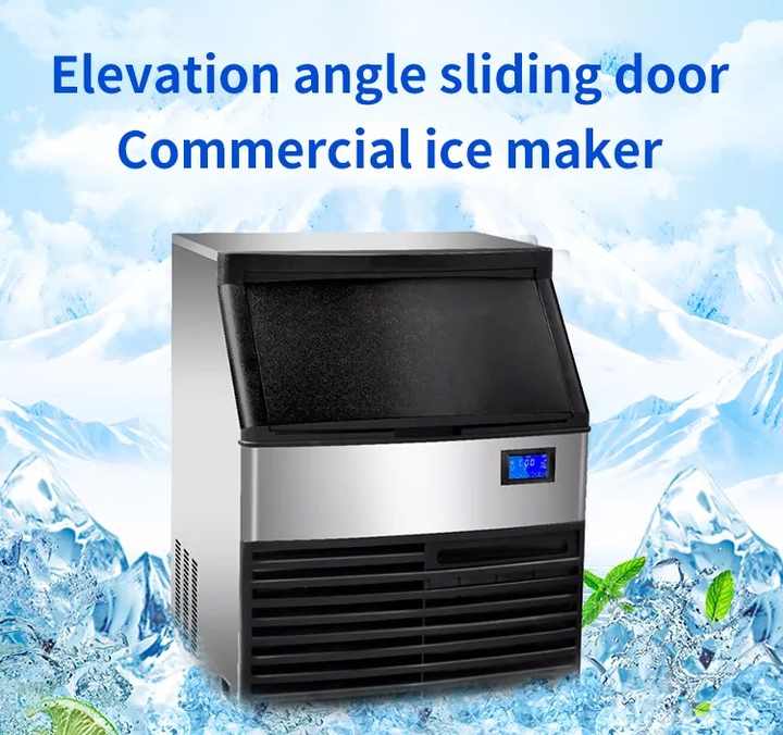 Commercial Ice Maker/ 155 Lb (70 Kg) Ice Machine/ Ice Cube Making Machine for RestaurantsBarsHomes