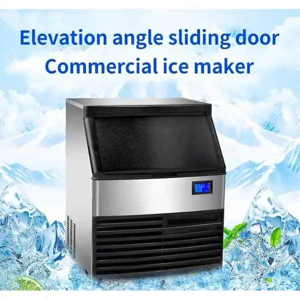 Commercial Ice Maker/ 155 Lb (70 Kg) Ice Machine/ Ice Cube Making Machine for RestaurantsBarsHomes