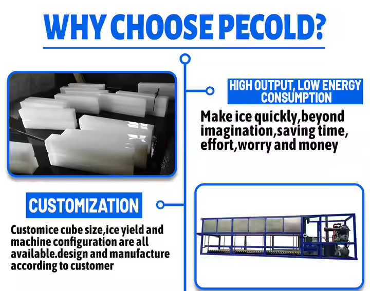 Ice Making Machines 500kg 0.5ton Block Flake Ice Machine Commercial Industrial Ice Maker Machine for Business Sale Prices