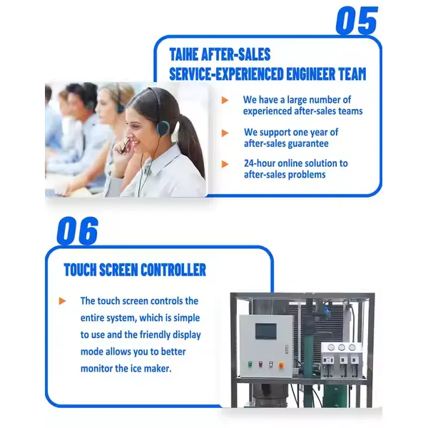 1T~40T Automatic Tube Ice Machine Price Commercial Industrial Ice Machine for bar Restaurant Dinking