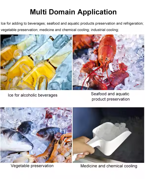 1T~40T Automatic Tube Ice Machine Price Commercial Industrial Ice Machine for bar Restaurant Dinking