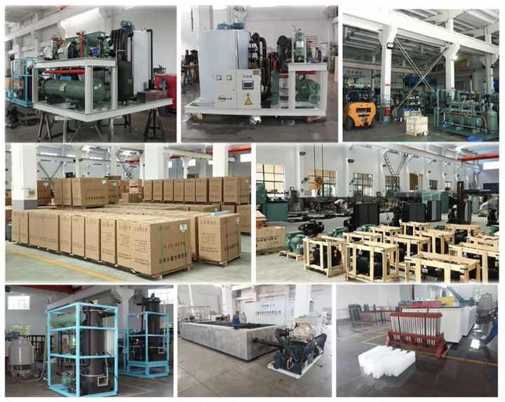 Industrial Flake Ice Machine 10 15 20 30 40 50 100 Ton Flake Ice Making Machine China Manufacturer Supply Ice Maker for Sale