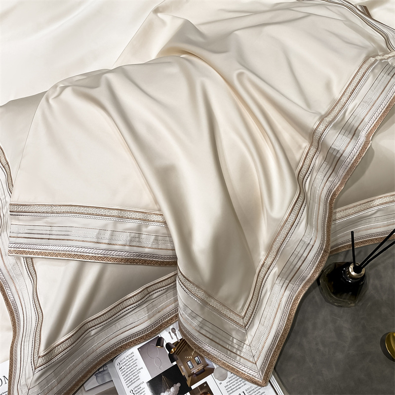 runchao long-staple cotton mother and child pure bed sheet duvet cover set 