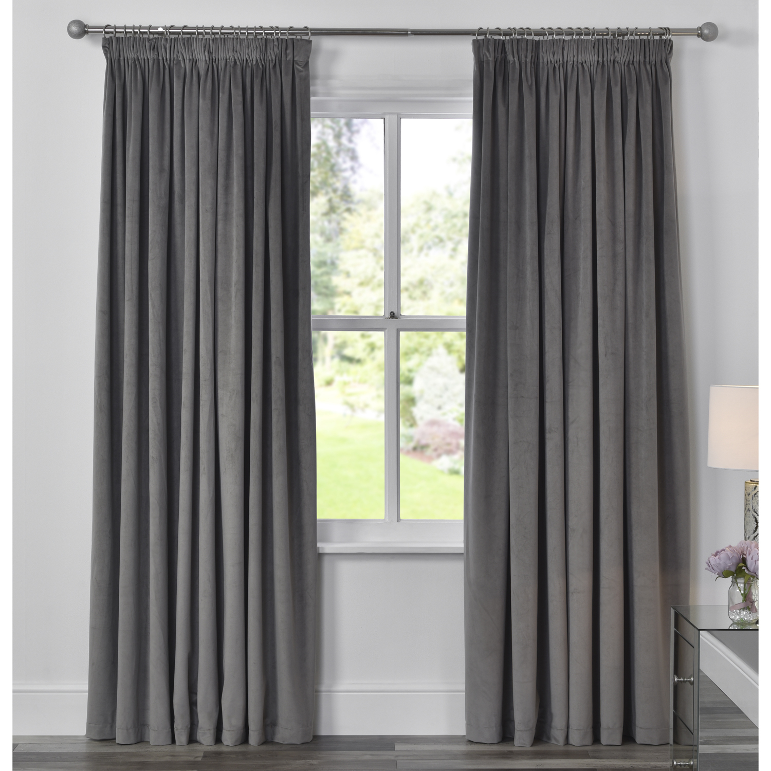 Runchao Textile Luxury Blackout Velvet Curtains | 2 Panel Set