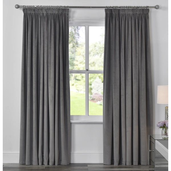 Runchao Textile Luxury Blackout Velvet Curtains | 2 Panel Set