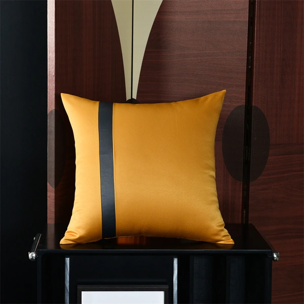 Luxurious Satin Bed Runner with Matching Insertion Strip