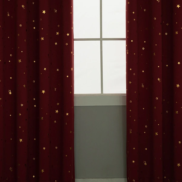 Runchao Polyester Gilding Full Shading Curtain