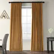 Runchao Textile Luxury Blackout Velvet Curtains | 2 Panel Set