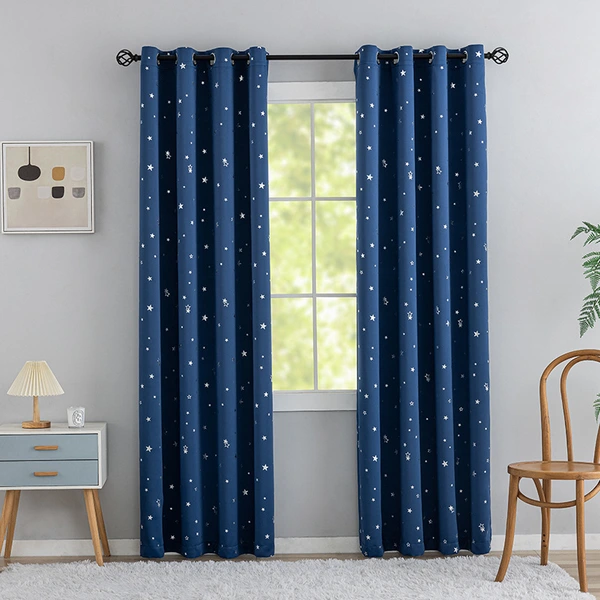 Runchao Polyester Gilding Full Shading Curtain