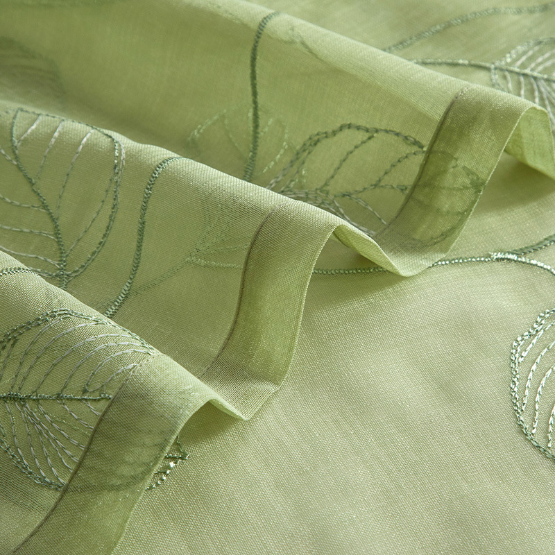 Embroidered Vertical Blinds for American Style Home Decor