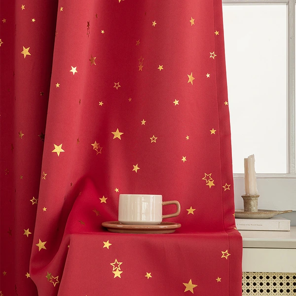 Runchao Polyester Gilding Full Shading Curtain