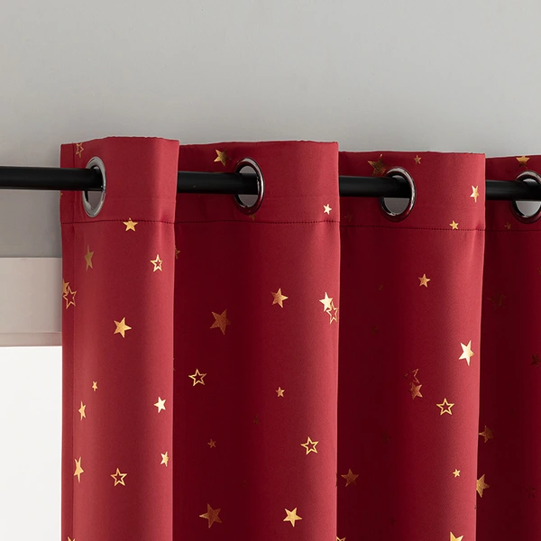 Runchao Polyester Gilding Full Shading Curtain