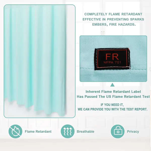 Flame Retardant Medical Privacy Curtains - NFPA-701