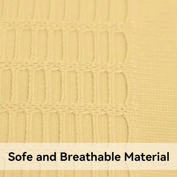 Beige Flame Retardant Hospital Curtain - 5x8FT Privacy Divider