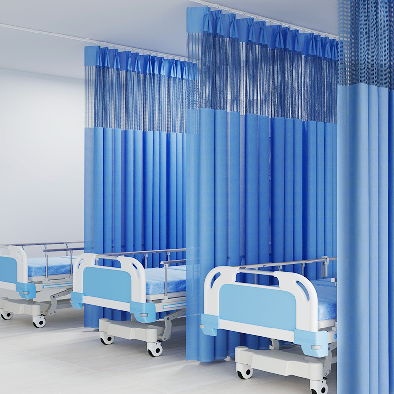 flame retardant u-shaped medical curtain for beauty salons 