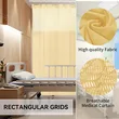 Beige Flame Retardant Hospital Curtain - 5x8FT Privacy Divider