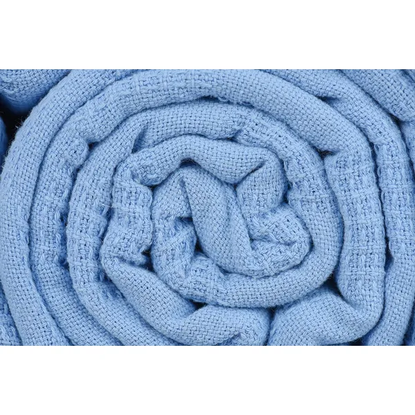 Couverture d'hôpital gaufrée jacquard 100 % coton