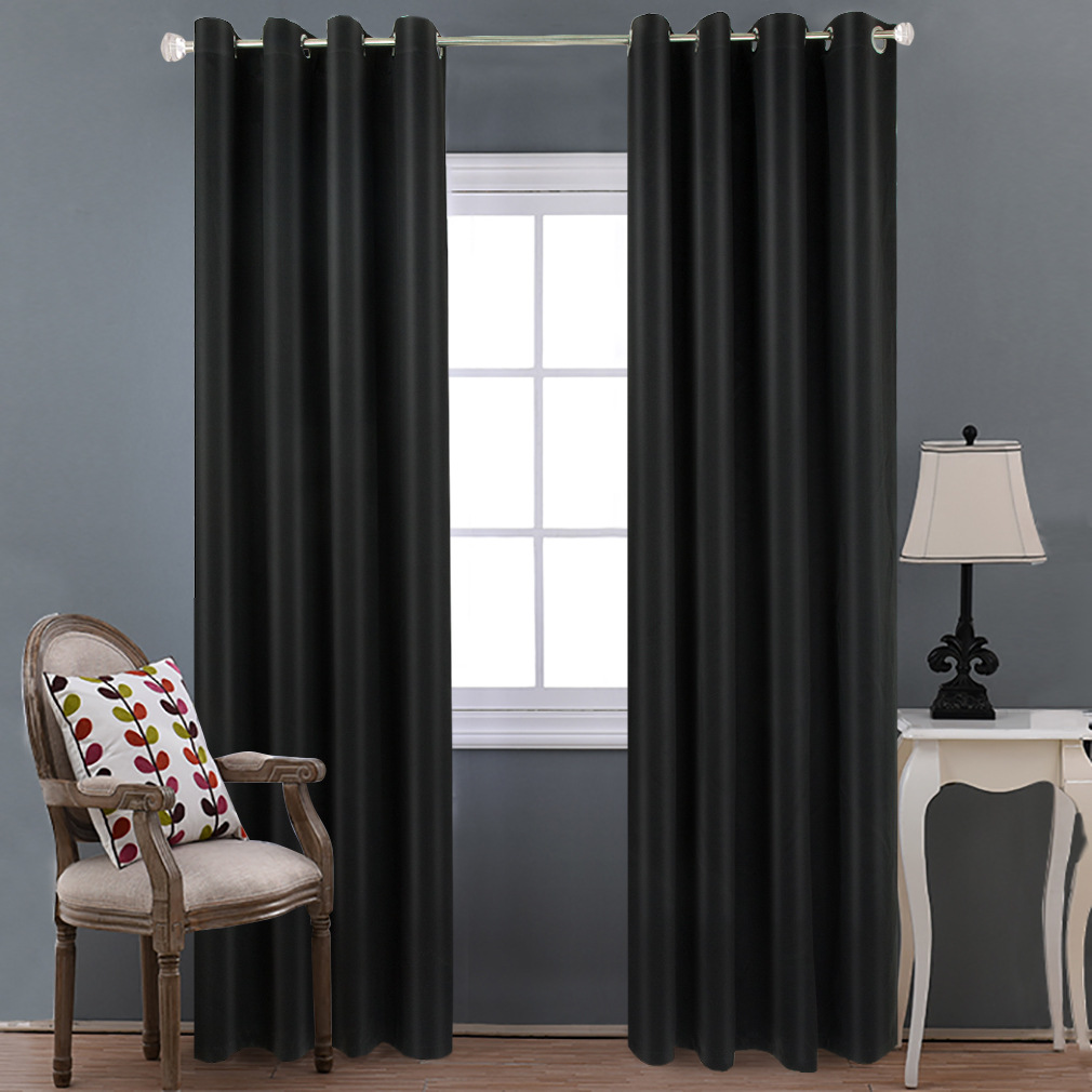 High Black Curtain Shading Cloth - Nordic Style