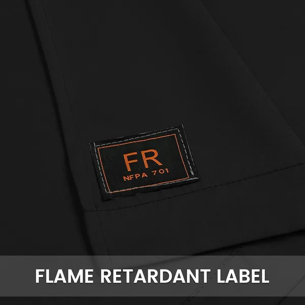 Fire Retardant Blackout Curtains for Indoor Use