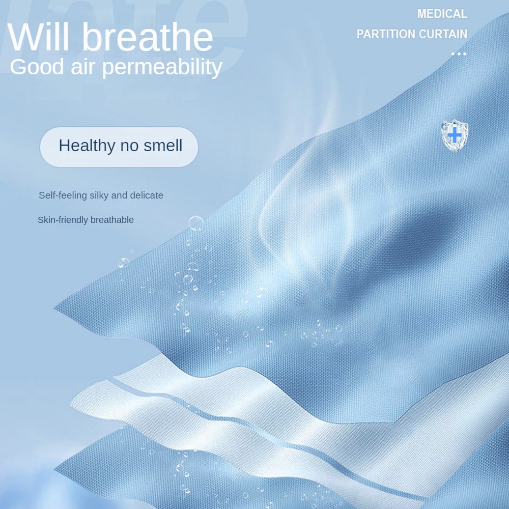 Flame Retardant U-Shaped Medical Curtain for Beauty Salons