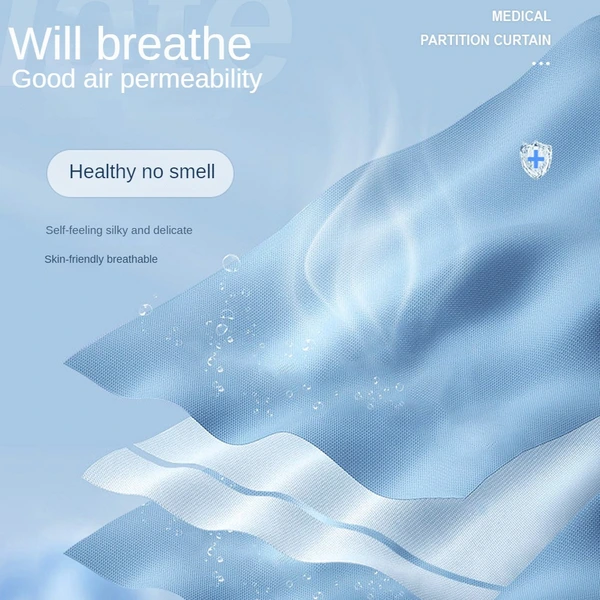 Flame Retardant U-Shaped Medical Curtain for Beauty Salons