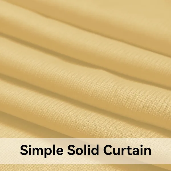 Beige Flame Retardant Hospital Curtain - 5x8FT Privacy Divider