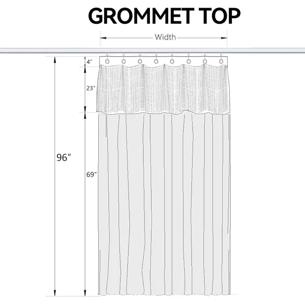 Flame Retardant Dark Blue Hospital Curtain Room Divider (1 Panel, 9x8FT)