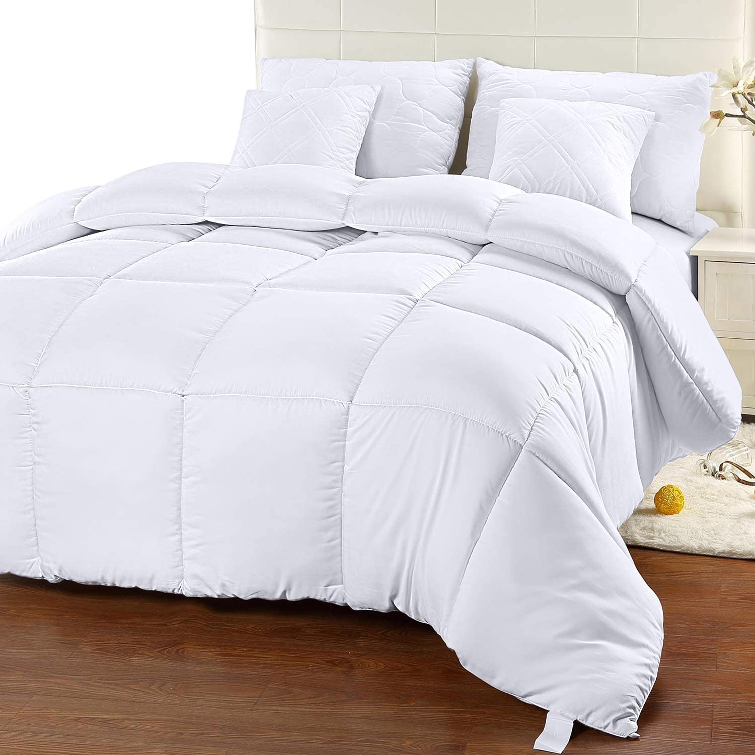 Utopia Bedding Quilted Comforter Duvet Insert with Corner Tabs