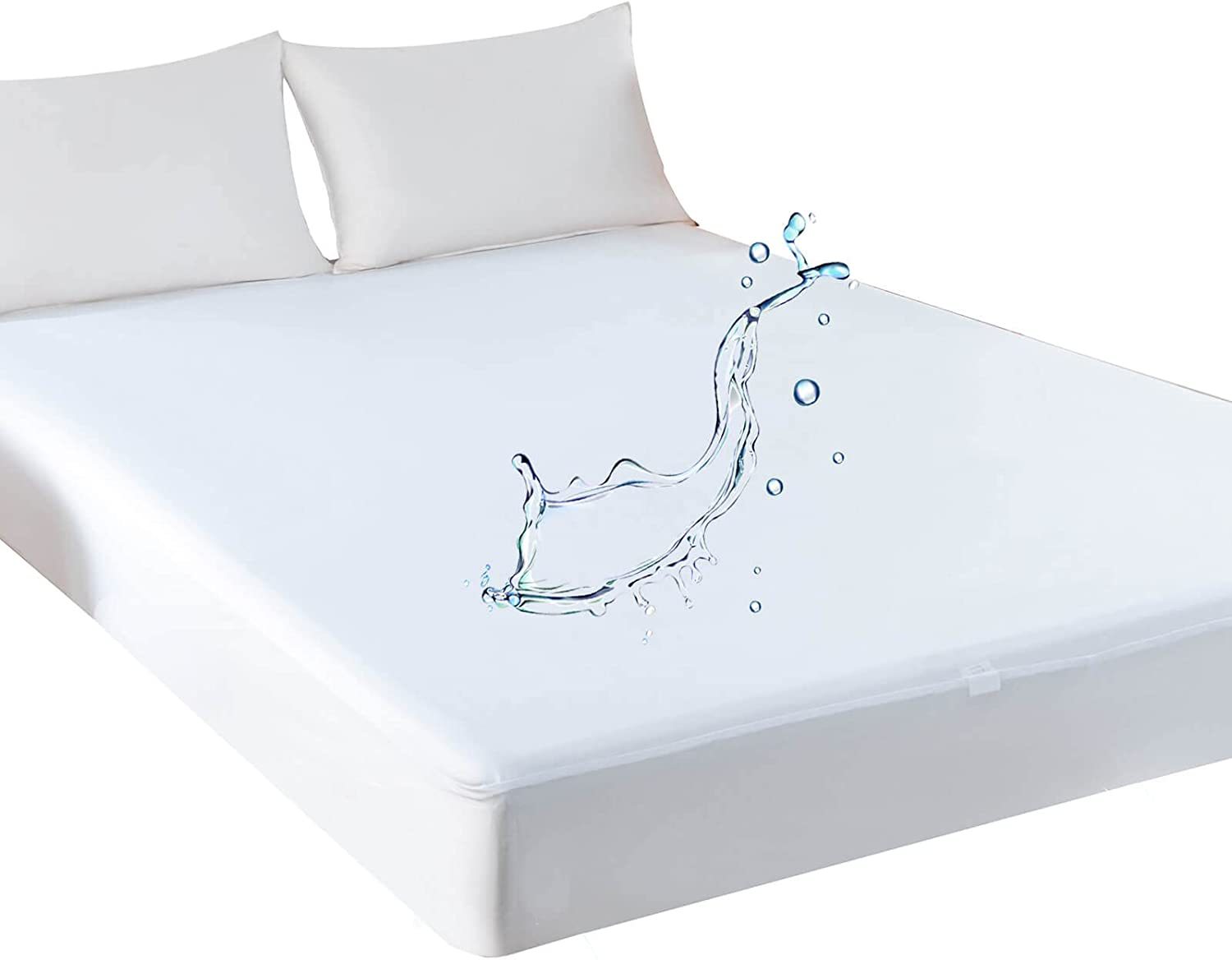 Custom Waterproof Polyester Fitted Sheet 100gsm