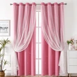 Double Layer Hollow Stars Mesh Curtains