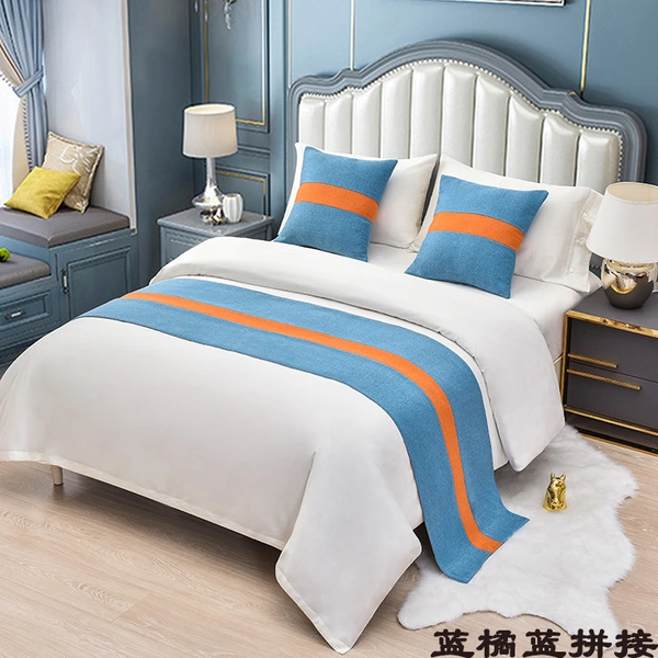 High-Grade Nordic Style Hotel Bed Runner