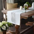 Stylish Double-Layer Eyelet Table Runner