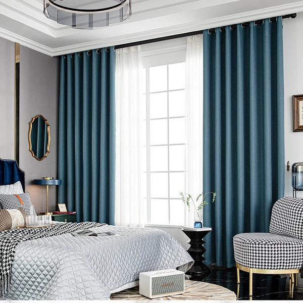 Custom Thickened Polyester Fiber Curtains for Modern Spaces